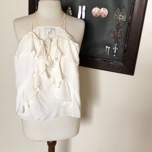 Banana Republic off white petite xs blouse